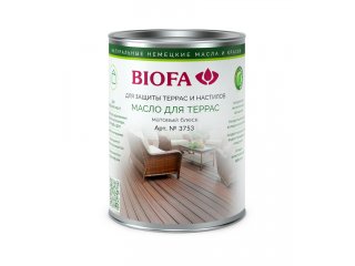 3753 Масло для террас Biofa заказать в «ИНТЕРСНАБ»